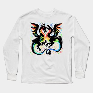 Love is Love Dragon Illustration Long Sleeve T-Shirt